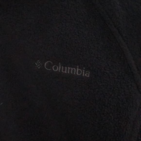Black Columbia Fleece Jacket - Picture 2 of 4